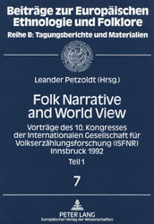 Leander Petzoldt, Folk Narrative and World View